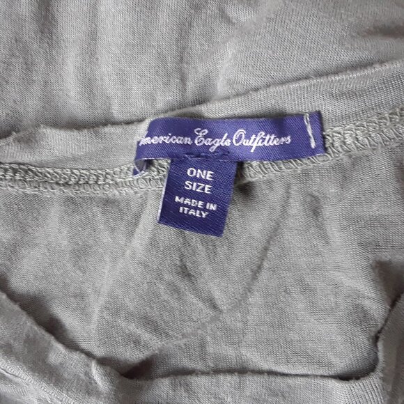 NWOT American Eagle Outfitters Army Green Crop Top - Picture 5 of 7